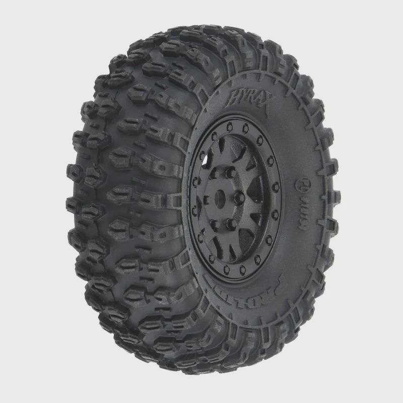 Pro-Line 1/24 Hyrax Front/Rear 1.0" Tires Mounted (4 (PRO1019410)