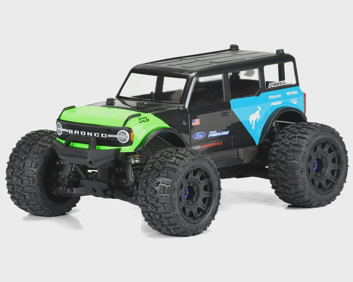 Pro-Line 2021 Ford Bronco Monster Truck Body (Clear) (Maxx/E-Revo 2.0) (PRO359400)