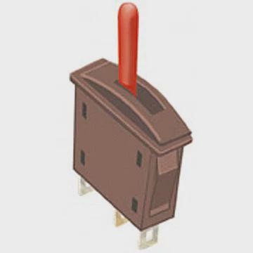 Peco Passing Contact Switch,Red Lever (PPCPL26R)