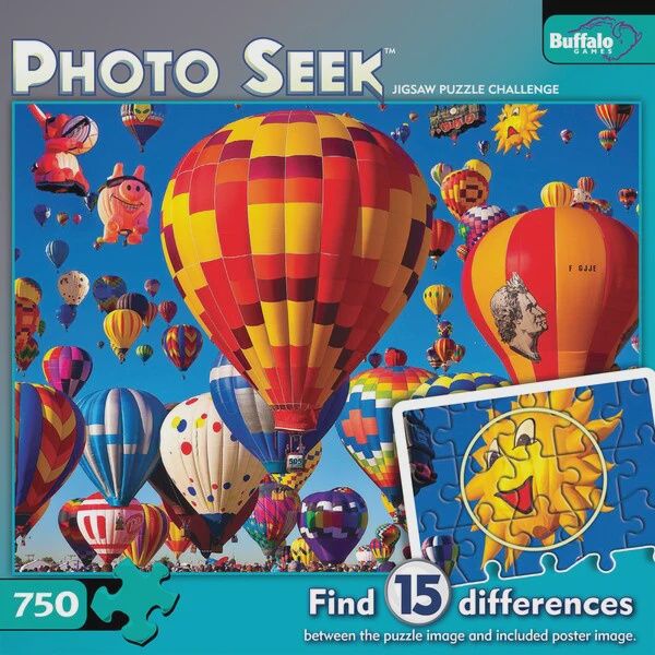Photo Seek Hot Air Balloons Jigsaw Challenge 750-piece Puzzle (17033)