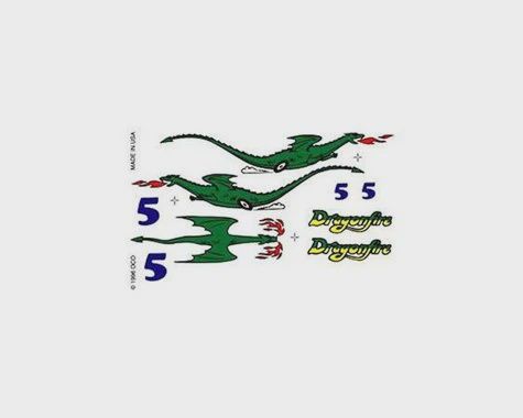 PineCar Dry Transfer,Dragonfire (PIN308)