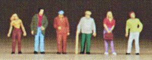 Preiser Pedestrians -- Standing (590-79019)
