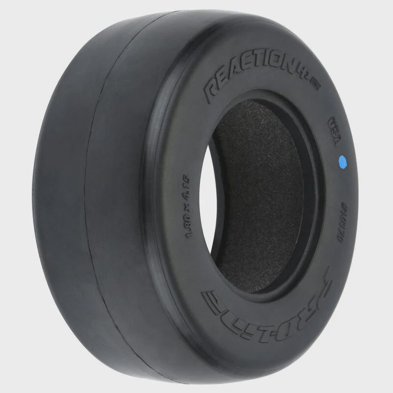 Pro-Line 1/10 Reaction HP Ultra Blue Rear 2.2"/3.0" Drag Tires (2) (PRO1017003)