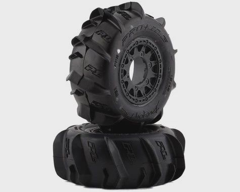 Pro-Line Dumont Paddle 2.2/3.0 Pre-Mounted Tires w/Raid Wheels (Black) (2) (Z3) w/12mm Removable Hex (PRO1018510)