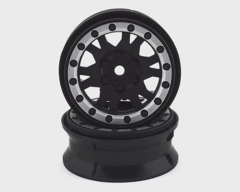 Pro-Line Impulse 1.9" Bead-Loc Wheels (Black/Silver) (2) (PRO276913)