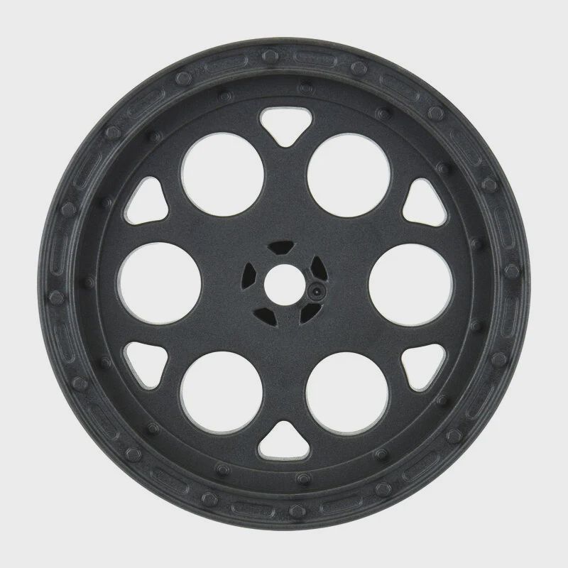 Pro-Line Showtime 2.2" Sprint Car Rear Sprint Wheels (Black) w/12mm Hex (PRO278303)