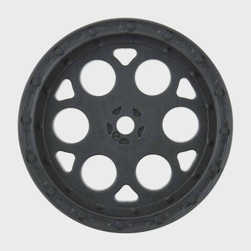 Pro-Line Showtime 2.2" Sprint Car Front Sprint Wheels (Black) w/12mm Hex (PRO278203)