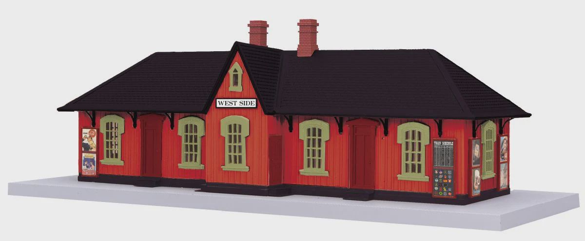 RailKing O West Side Country Passenger Station (MTH3090643)