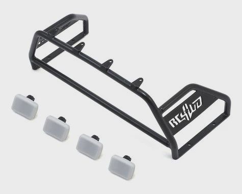 RC4WD CChand 2001 Toyota Tacoma Steel Roll Bar w/IPF Light Buckets (RC4VVVC0538)