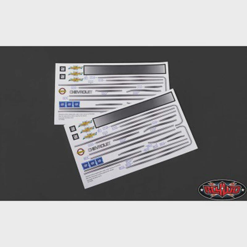 RC4WD Chevrolet Blazer Decal Sheet Chevy Blazer (RC4ZB0123)