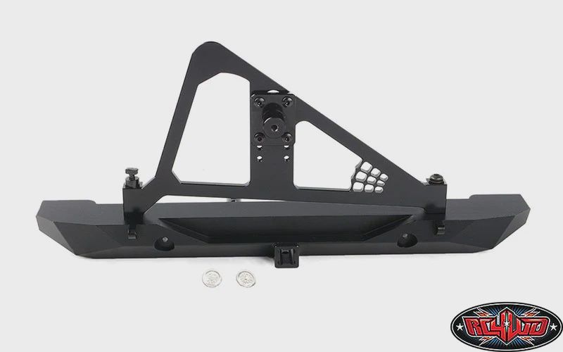 RC4WD Poison Spyder RockBrawler II Rear Bumper W/ Tire Carrier for TRX-4 and RC4WD Blazer and K10 (RC4ZS2091)