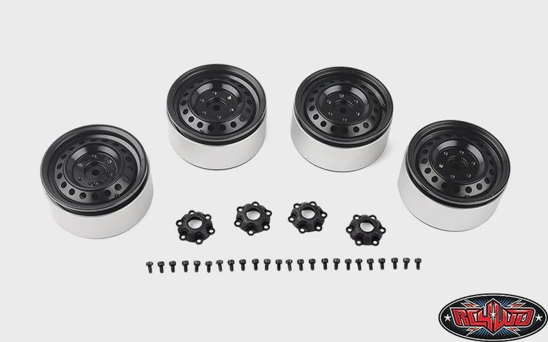 RC4WD Rad 1.9" Aluminum Internal Beadlock Wheels (Black) (VVV-C1225)
