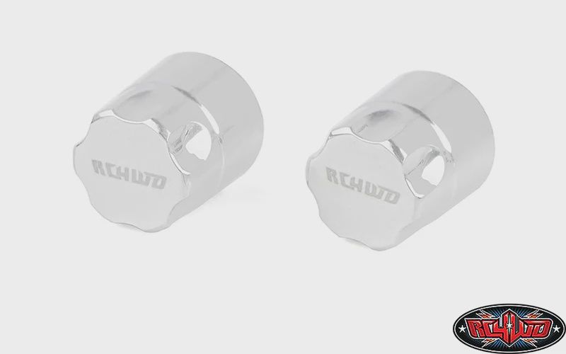 RC4WD Rally 1/10 Scale Locking Wheel Hubs (Chrome) (2) (RC4ZS0298)