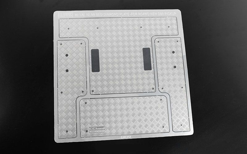 RC4WD Steel Rear Bed Diamond Plates for RC4WD Gelande II 2015 Land Rover Defender D90 (VVV-C1086)