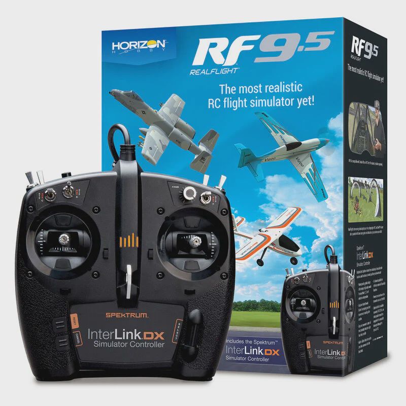 RealFlight 9.5 Flight Simulator with Interlink Controlle (RFL1200)