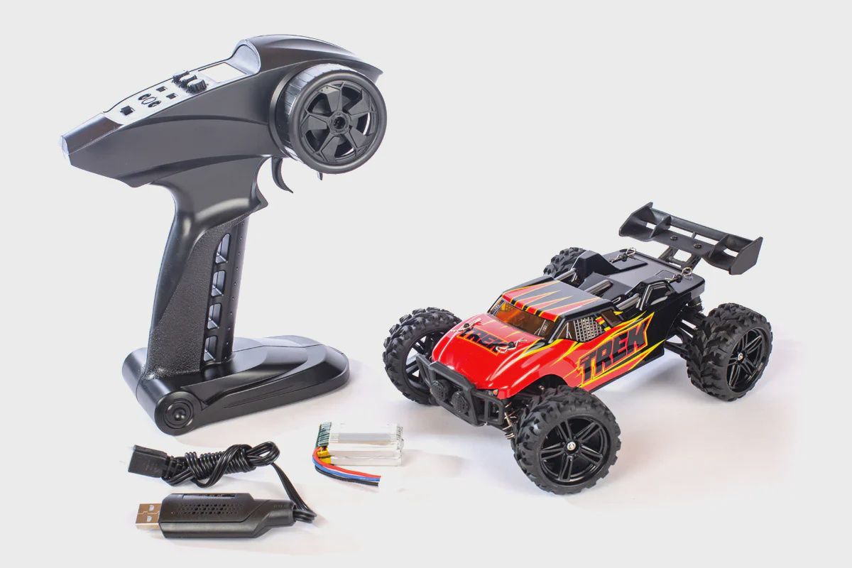 RAGE Mini Trek 1/24 RTR Truggy - Red (RGRC2451)
