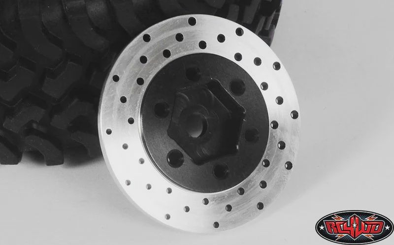 RC4WD 1.9"/2.2" 6 Lug Steel Wheel Hex Hub with Brake Rotor (RC4ZS0530)