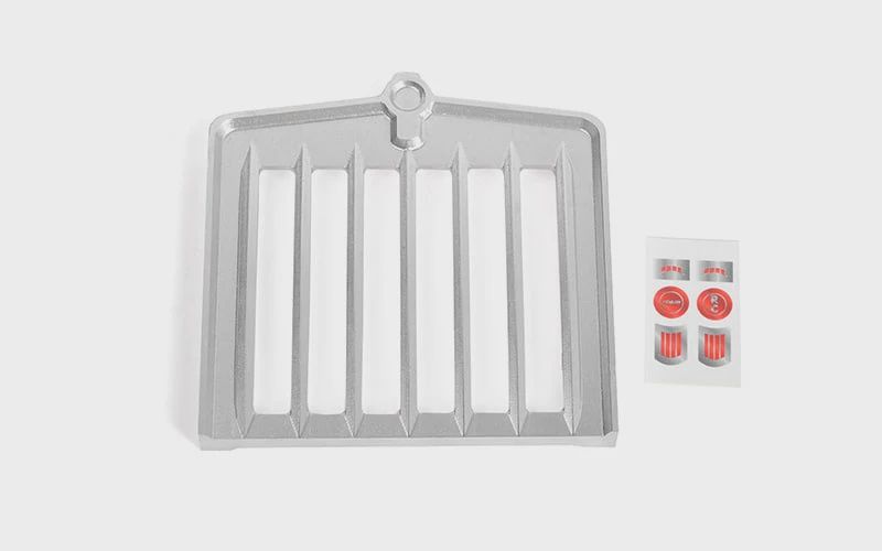 RC4WD Smokey Billet Front Grille for Tamiya King / Grand Hauler (Silver) (RC4ZS2093)