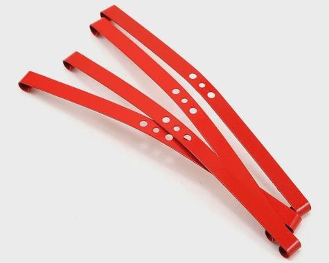 RC4WD Trail Finder Flex Leaf Spring (Red - Super Soft) (4) (RC4ZS0570