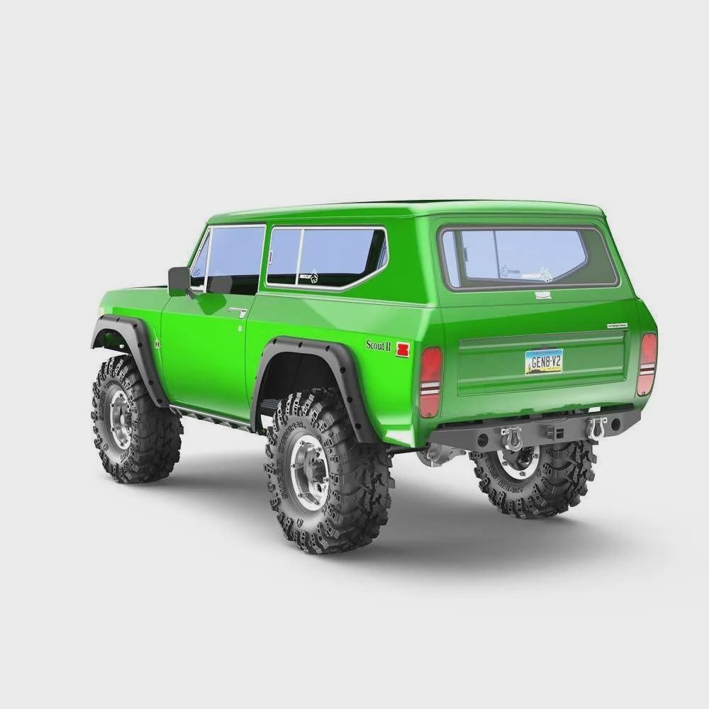 Redcat Gen8 V2 International Scout II 1/10 4WD RTR Scale Rock Crawler w/2.4GHz Radio (Green) (GEN8-V2-Green)
