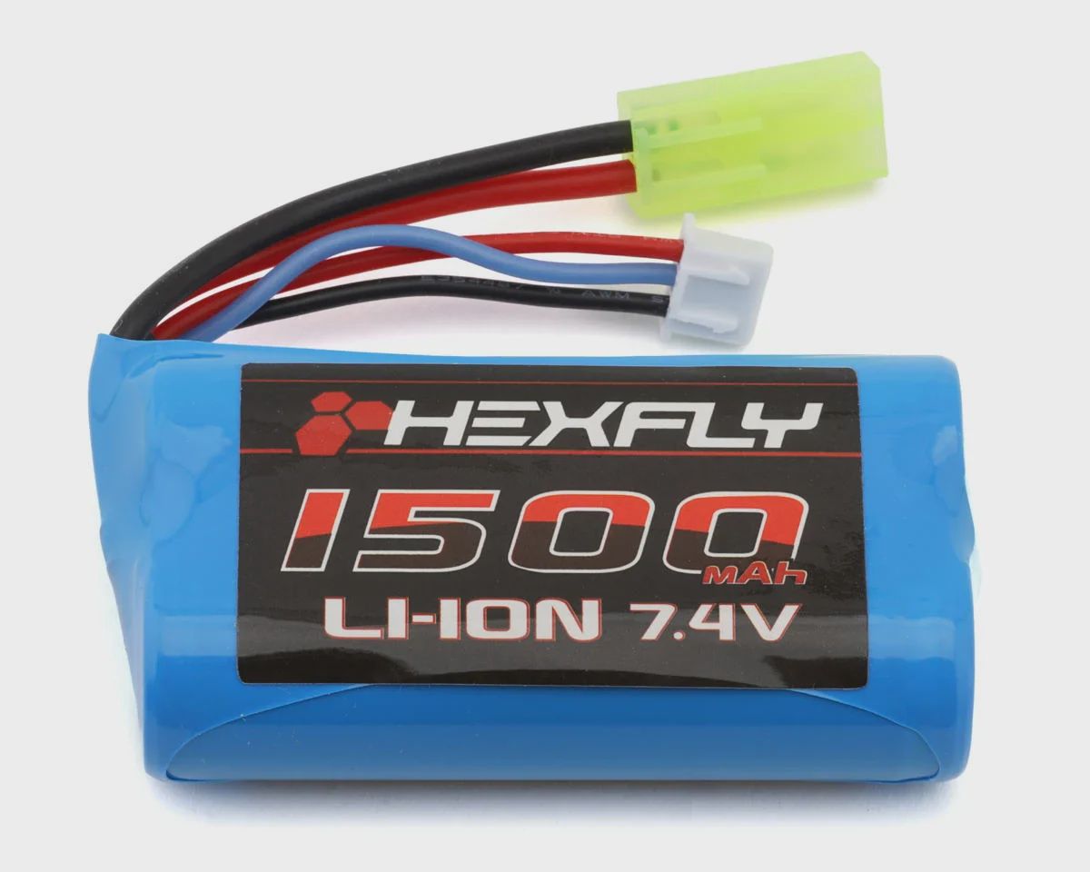 Redcat Hexfly 2S Li-Ion Battery (7.4V/1500mAh) w/Mini-Tamiya Connector (RER12225TA)