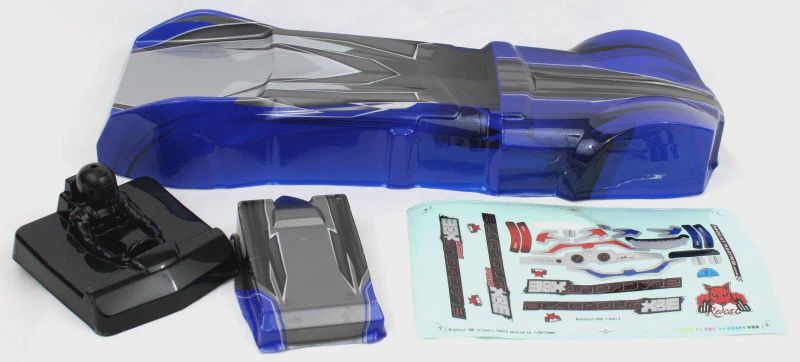 RedCat Racing Blackout XBE Body Panels (Blue) (1 set) (BS218-009B)