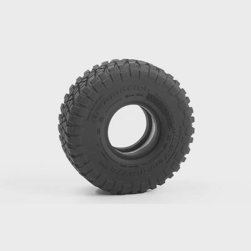 RC4WD BFGoodrich Mud Terrain T/A KM2 1.55" Scale Rock Crawler Tires (2) (X2S3) ) (RC4ZT0190)