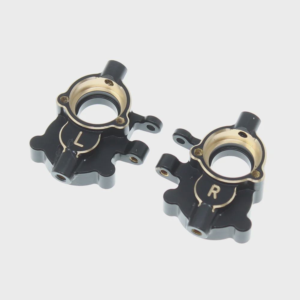 Redcat Racing Ascent-18 Brass Inner Portal Covers (Black) (2) (RER30386)