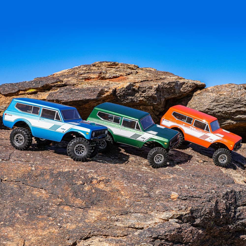 Redcat Racing Ascent-18 International Scout II 1/18 4WD RTR Rock Crawler (Orange) w/2.4GHz Radio, Battery &amp; Charger (RER37864)