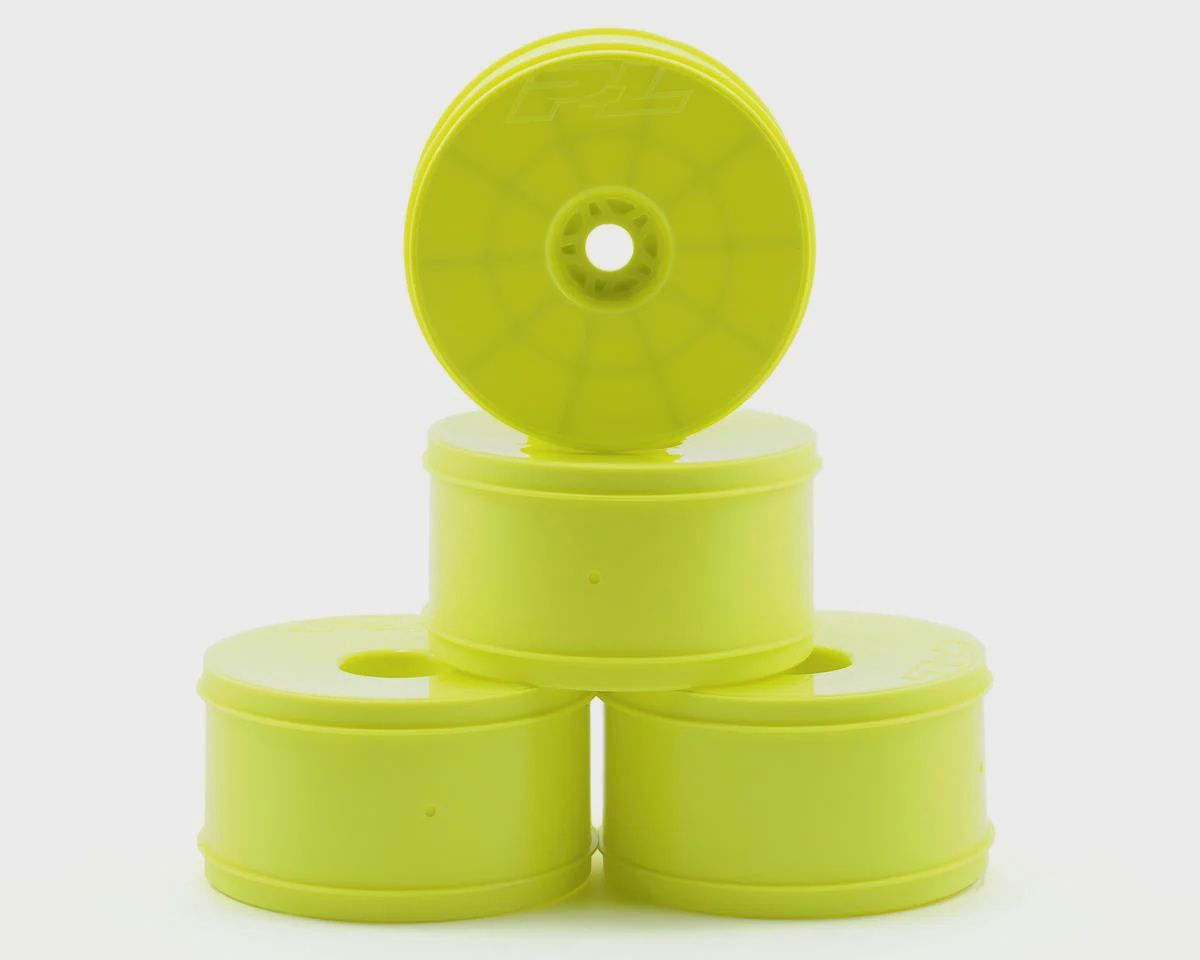 Pro-Line Velocity VTR 4.0" Zero Offset Truck Truggy Wheels (4) (Yellow) (PRO280002)
