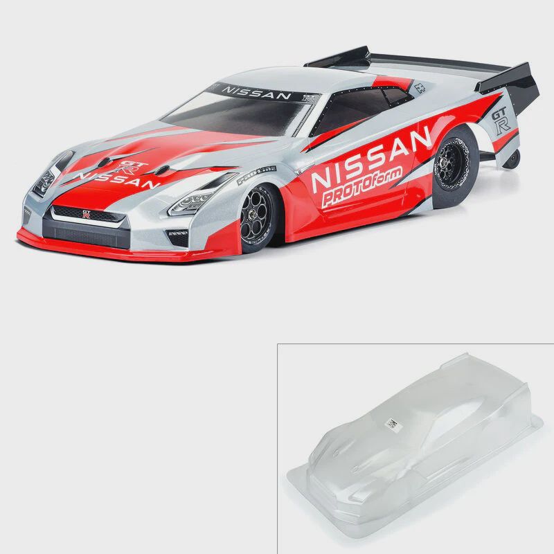 PROTOform's 1/10 Nissan GT-R R35 Clear Body: Losi 22S Drag Car (PRM158500)
