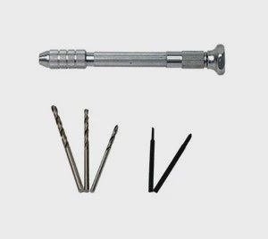 Racers Edge Pin Vise Miniature Drill Set with 5 Bits (RCE7061)
