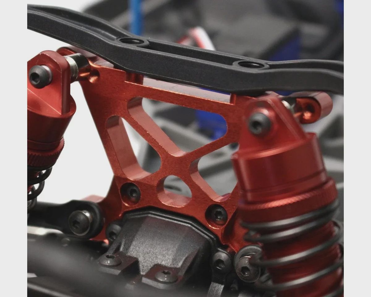 Racers Edge Slash 4WD Aluminum Front Shock Tower - Red (RCE1847R)