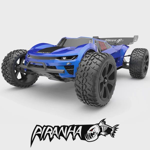 Redcat Piranha TR10 RC Car - 1:10 Brushed 2WD Electric Truggy (PIRANHA-TR10)