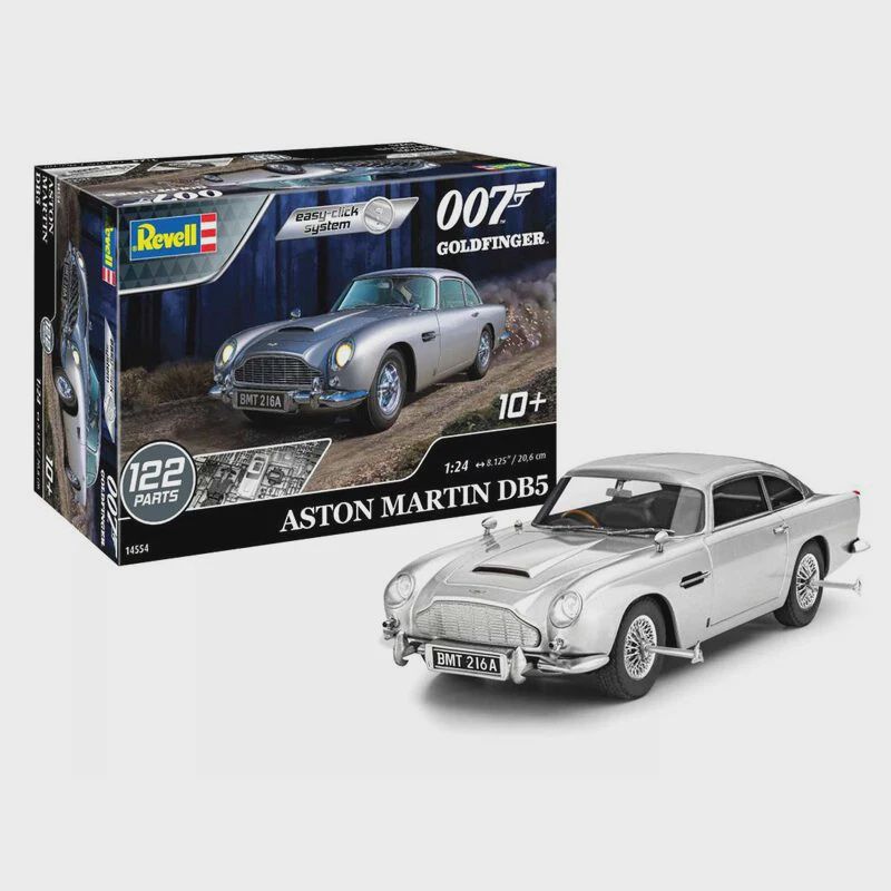 Revell 1/24 James Bond 1963 Aston Martin DB5 Plastic Model Kit (RMX145549090)