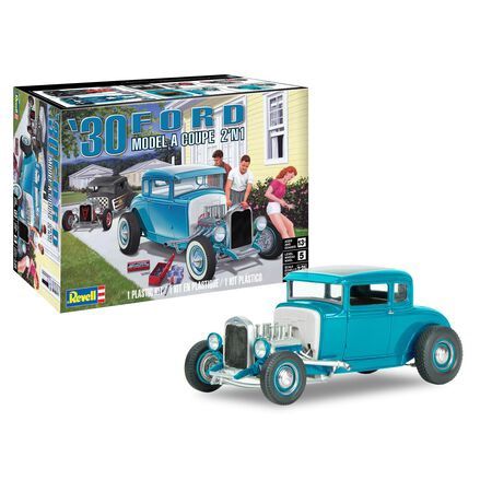 Revell 1/25 1930 Ford Model A Coupe 2N1 Model Kit (RMX854464)
