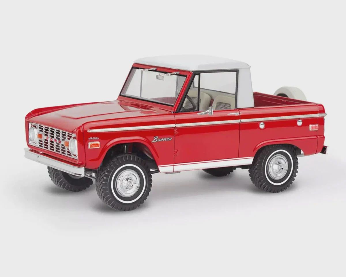 Revell 1/25 1965 Ford Bronco Half Cab Plastic Model Kit (RMX14544)