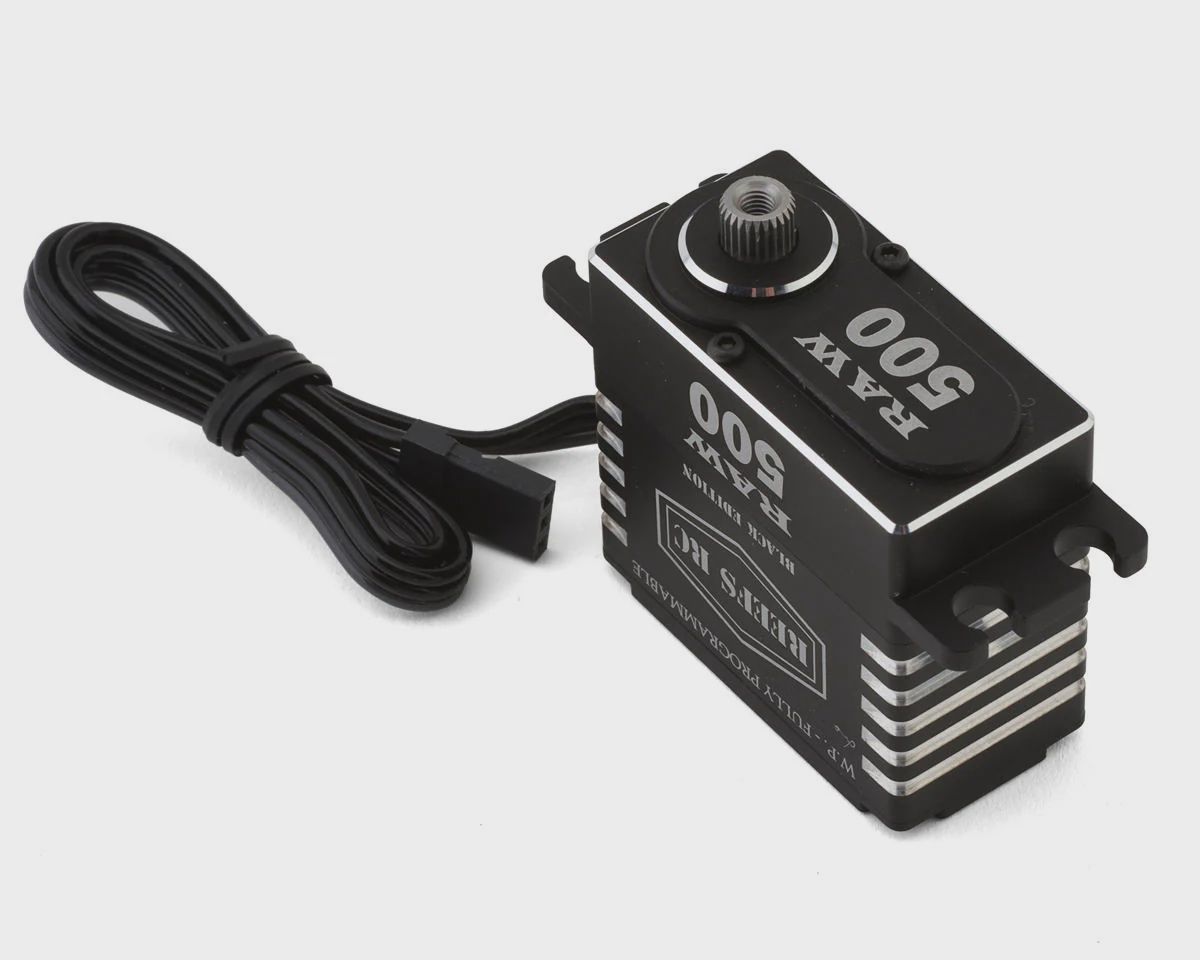 Reefs RC RAW 500 High Torque/Speed Digital Servo (High Voltage) (Black Edition (SEHREEFS178)