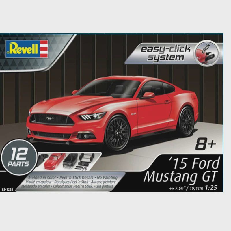 Revell 1/25 2015 Ford Mustang GT "Easy-Click" (RMX851238)