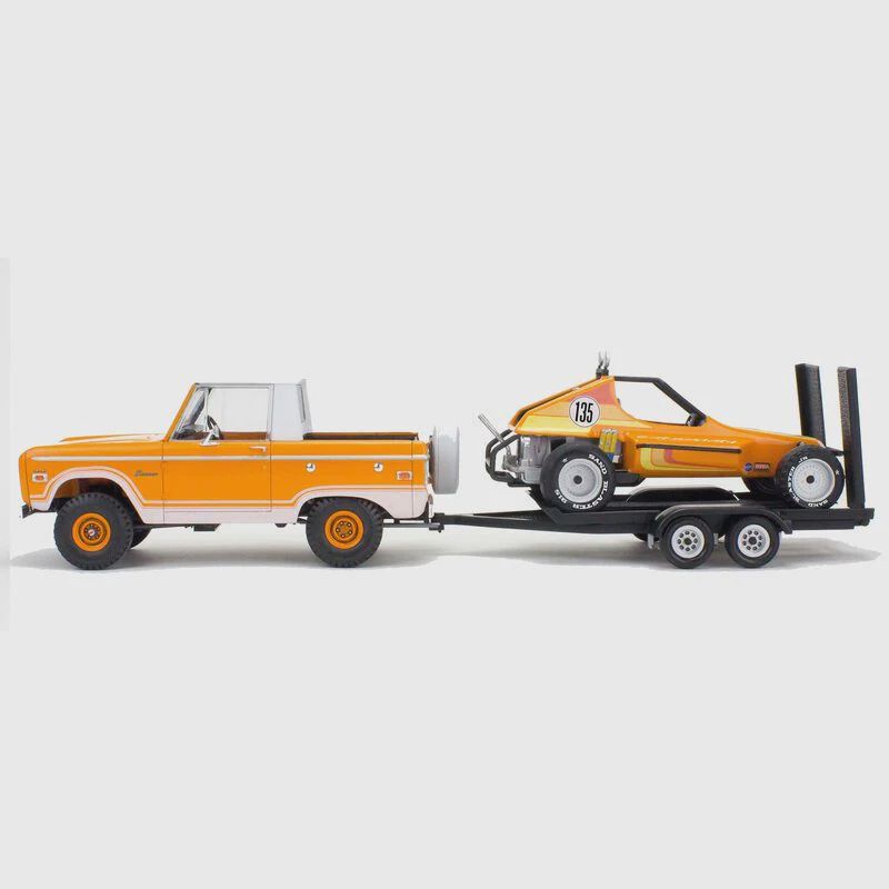 Revell 1/25 Ford Bronco Half Cab with Dune Buggy &amp; Trailer (RMX857228)