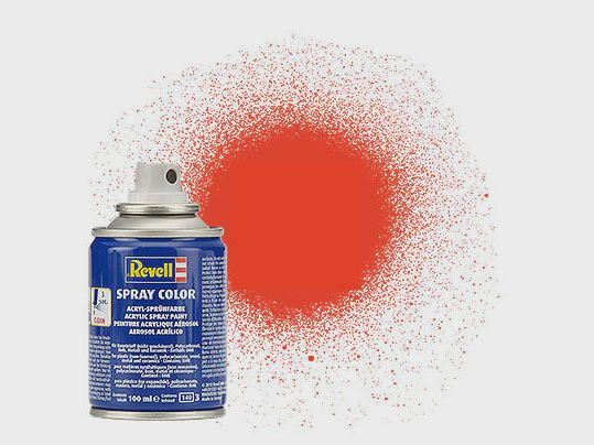 Revell 100ml Acrylic Luminous Orange Matt (RVL34125)