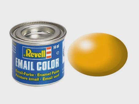 Revell 14ml Enamel Yellow Silk Tinlets (RVL32310)
