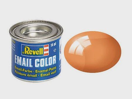 Revell 14ml. Enamel Orange Clear Tinlets RVL32730)