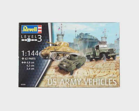 Revell Germany 1/144 Us Army Vehichles Wwii (RVL03350)
