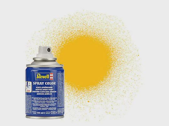 Revell 100ml Acrylic Yellow Mat Spray (RVL34115)