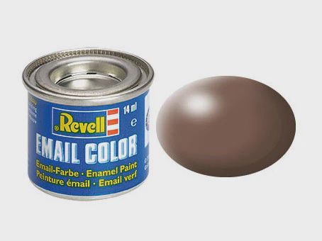 Revell 14ml Enamel Brown Silk Tinlets (RVL32381)