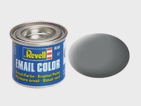 Revell 14ml Enamel Mouse Grey Mat Tinlet (RVL32147)