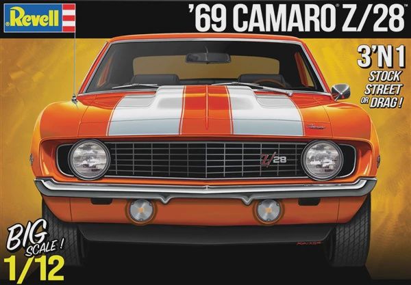 Revell 1969 Camaro Z28 (3 'n 1) (1/12) (RMX-2812)