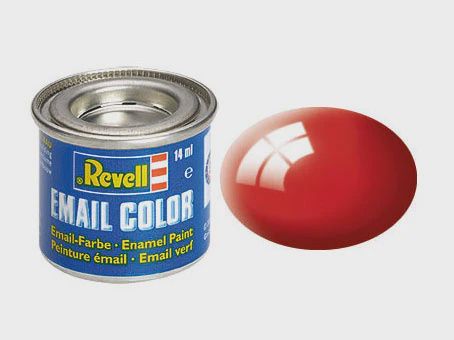 Revell 14ml Enamel Fiery Red Gloss Tinlet (RVL32131)