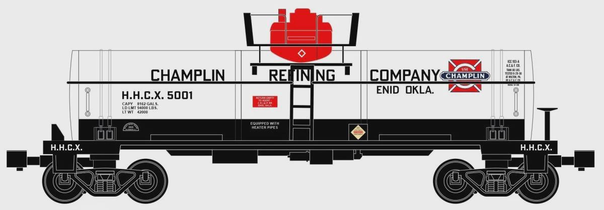 RMT O Tank Car Champlin Oil (RMT9689937)